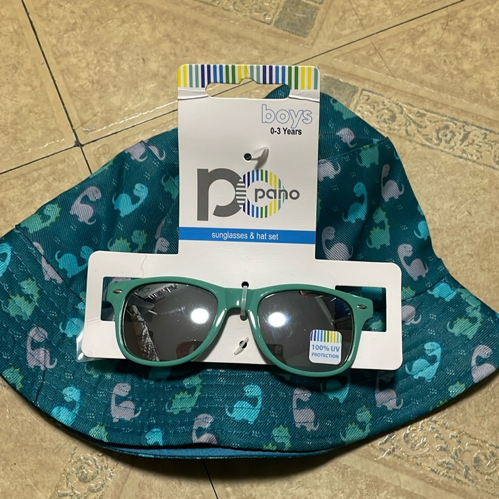 NWT sunglasses & hat set